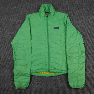 Patagonia Down Sweater Jacket Womens Small Green Puffer Insulated Hiking READ